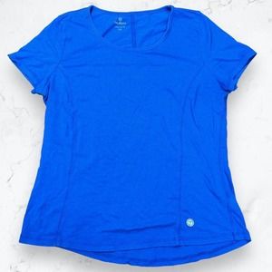 Talbots Blue Activewear Top Large Petite